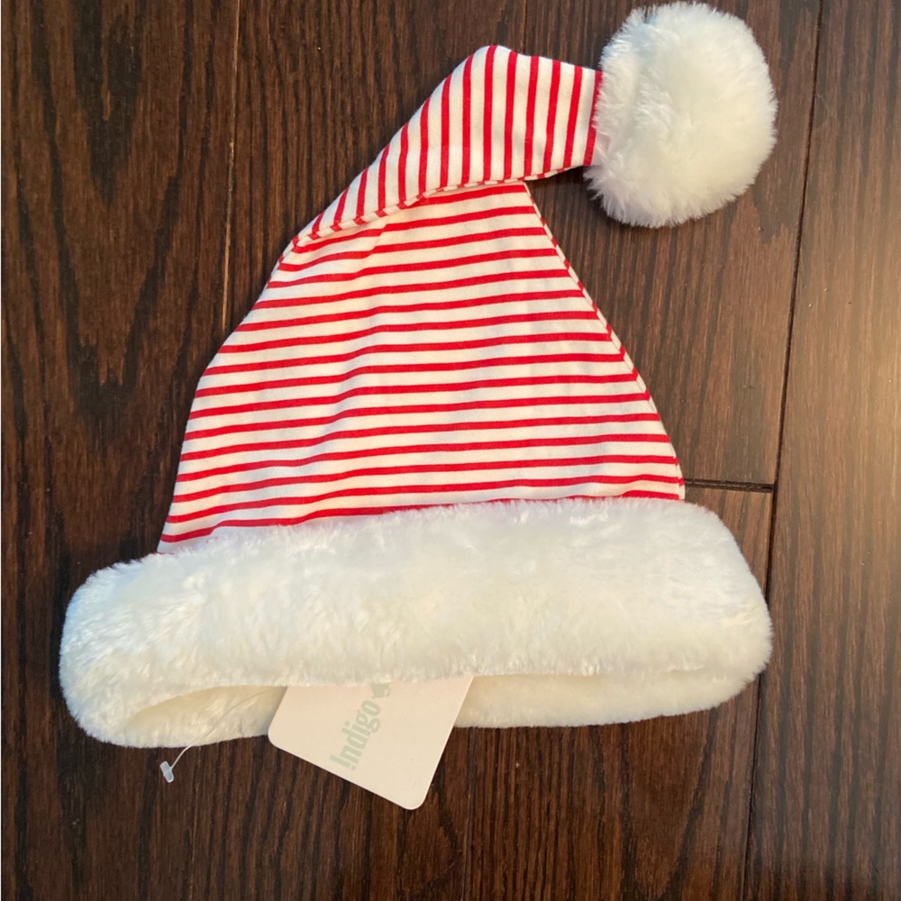 Indigo Santa Hat - 0-12 months
